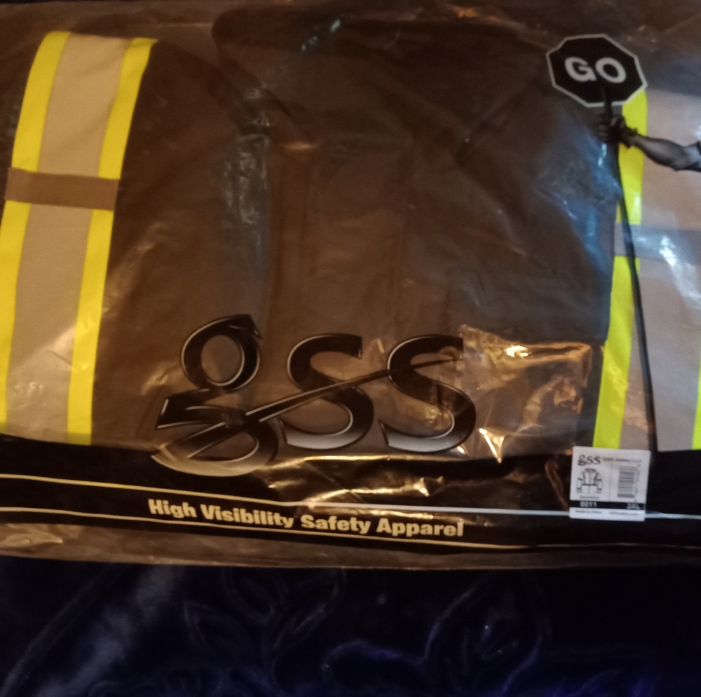 3XL Unisex High Visibility Safety Bomber Jacket
